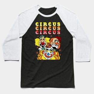 Circus Clowns Baseball T-Shirt